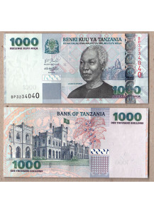 TANZANIA 1000 Shilingi 2006 Fior di Stampa